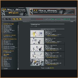 F1 Race Brasil - Página de Gerenciamento do Box